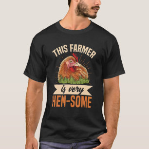 Dieser Bauer ist sehr Henne einiger Wortwitz für e T-Shirt