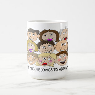 Dieser Becher gehört zu Name hinzufügen Kaffeetasse
