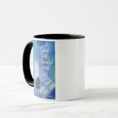 Dieser Becher wird bei uns bleiben Tasse (Vorderseite Links)