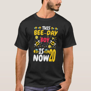 Dieser Bee Day Boy ist jetzt 20. Geburtstagsparty  T-Shirt