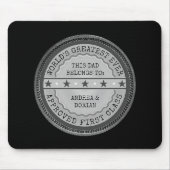 Dieser Beste Vater gehört: Ihr Name(e) Mousepad (Vorne)