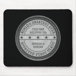 Dieser Beste Vater gehört: Ihr Name(e) Mousepad