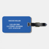 Dieser Beutel gehört zum Namen Personalisierter Ge Gepäckanhänger (Rückseite horizontal)