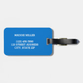 Dieser Beutel gehört zum Namen Personalisierter Ge Gepäckanhänger (Rückseite horizontal)