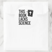 Dieser Bibel fehlt es an Wissenschaft Runder Aufkleber (Tasche)