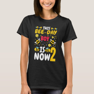 Dieser Bienentag Junge ist jetzt 2. Geburtstag Par T-Shirt