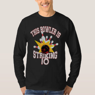 Dieser Bowler ist am 10. Geburtstag 10 Jahre alt T-Shirt