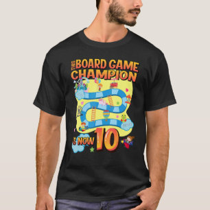 Dieser Brettspielmeister ist jetzt 10 Geburtstagsp T-Shirt