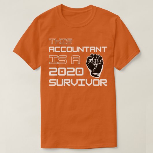 Dieser Buchhalter ist ein 2020 Überlebender T-Shirt (Design vorne)