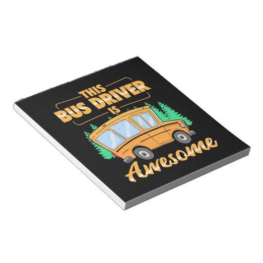 Dieser Busfahrer ist Phantastisch Notizblock (angewinkelt)