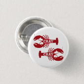Dieser Cray Cray Panzerkrebs Krebs Button (Vorne & Hinten)