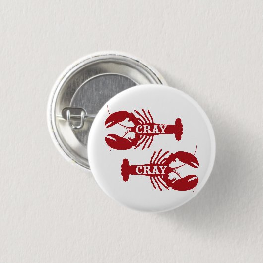 Dieser Cray Cray Panzerkrebs Krebs Button (Vorne & Hinten)