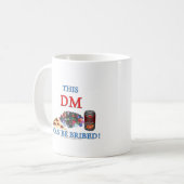 Dieser DM kann bestochen werden Kaffeetasse (Vorderseite Links)