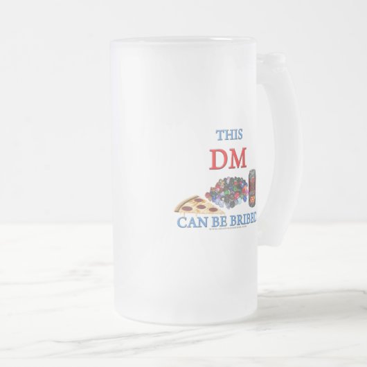 Dieser DM kann bestochen werden Mattglas Bierglas (VorderseiteRechts)