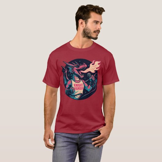 Dieser Drache spaltet Feuer T-Shirt (Vorne ganz)