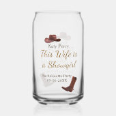 Dieser Ehefrau ist ein Showgirl Junggesellinnenabs Dosenglas (Rückseite)