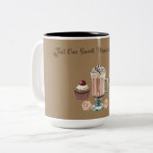 DIESER EINZELNE MOMENT DES TAGES ZWEIFARBIGE TASSE (Vorderseite Links)