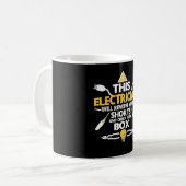 Dieser ELEKTRIKER Kaffeetasse (Vorderseite Links)