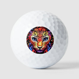 Dieser farbenfrohe Leopard-Look  Golfball