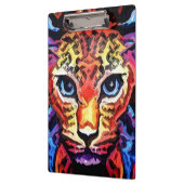 Dieser farbenfrohe Leopard-Look Klemmbrett (Links)