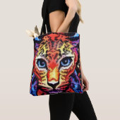 Dieser farbenfrohe Leopard-Look Tasche (Von Nahem)