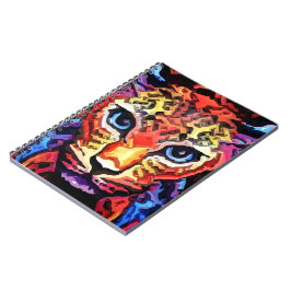 Dieser farbenfrohe Leoparden-Look  Notizblock