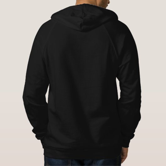 Dieser Fisch war so groß Hoodie (Rückseite)