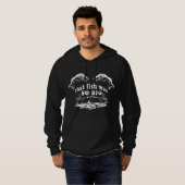 Dieser Fisch war so groß Hoodie (Vorne ganz)