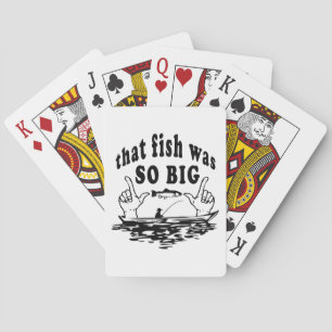 Dieser Fisch war so groß Spielkarten