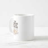 Dieser französische Seitwärtsblick Lustiger franzö Kaffeetasse (Vorderseite Links)