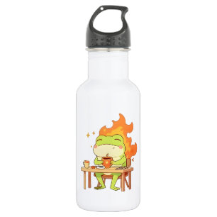 Dieser Frosch ist fein - Lustiges Kawaii-Design Edelstahlflasche