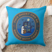 Dieser Geist kann mit Süßigkeiten bestochen werden Kissen (Decke)