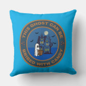 Dieser Geist kann mit Süßigkeiten bestochen werden Kissen (Rückseite)