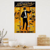 Dieser geniale Psychische Stern, Newmann der Große Poster (Küche)