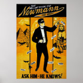Dieser geniale Psychische Stern, Newmann der Große Poster (Vorne)
