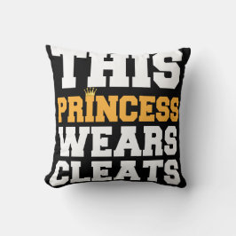 DIESER GESCHENKE PRINZESSIN-WEARS CLEATS SOCCER KISSEN