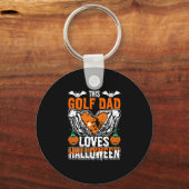 Dieser Golf Vater Liebe Halloween Schlüsselanhänger (Vorderseite)