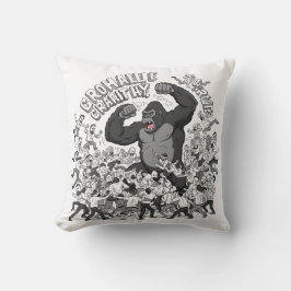 Dieser Gorilla bekommt mich. Jeden Tag. Kissen