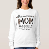 Dieser großartige Mama-Bold-Leopard-Mama-Stil Sweatshirt (Vorderseite)