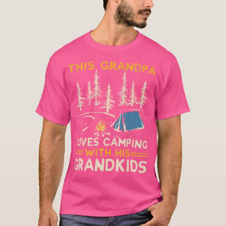 Dieser Großvater Lieben Camping mit seinen Enkelki T-Shirt