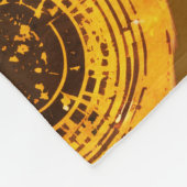 Dieser Haufen gelber Spritzer  Fleecedecke (Ecke)