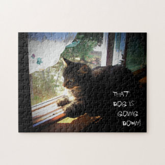 dieser Hund geht runter! Puzzle