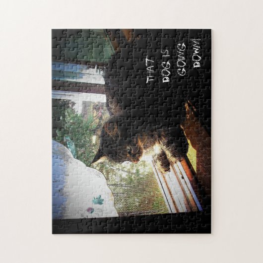 dieser Hund geht runter!  Puzzle (Vertikal)