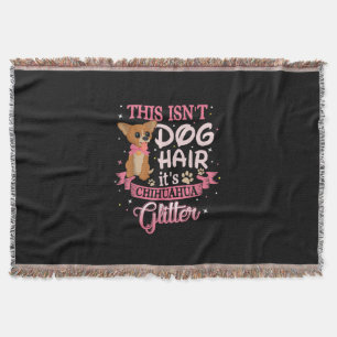 Dieser Hund hat seinen Chihuahua-Glitzer Chico Dog Decke