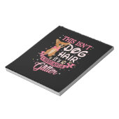 Dieser Hund hat seinen Chihuahua-Glitzer Chico Dog Notizblock (Rotiert)