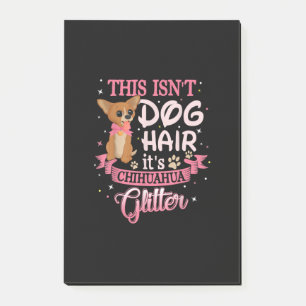 Dieser Hund hat seinen Chihuahua-Glitzer Chico Dog Post-it Klebezettel