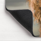 Dieser Hund ist Teil eines Golden Retriever. Mousepad (Ecke)