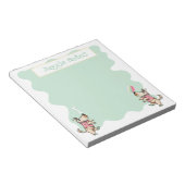 Dieser Hundshund Ball Ball Green Notepad Notizblock (angewinkelt)