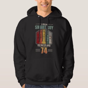 Dieser intelligente Typ bekommt 74 Retro-Schach 74 Hoodie