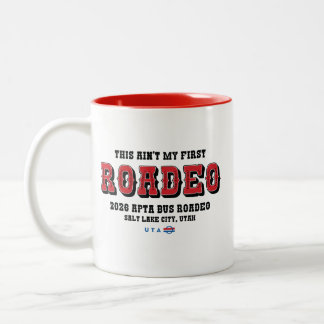 Dieser ist nicht mein erster Roadeo Zwei-Ton-Beche Zweifarbige Tasse